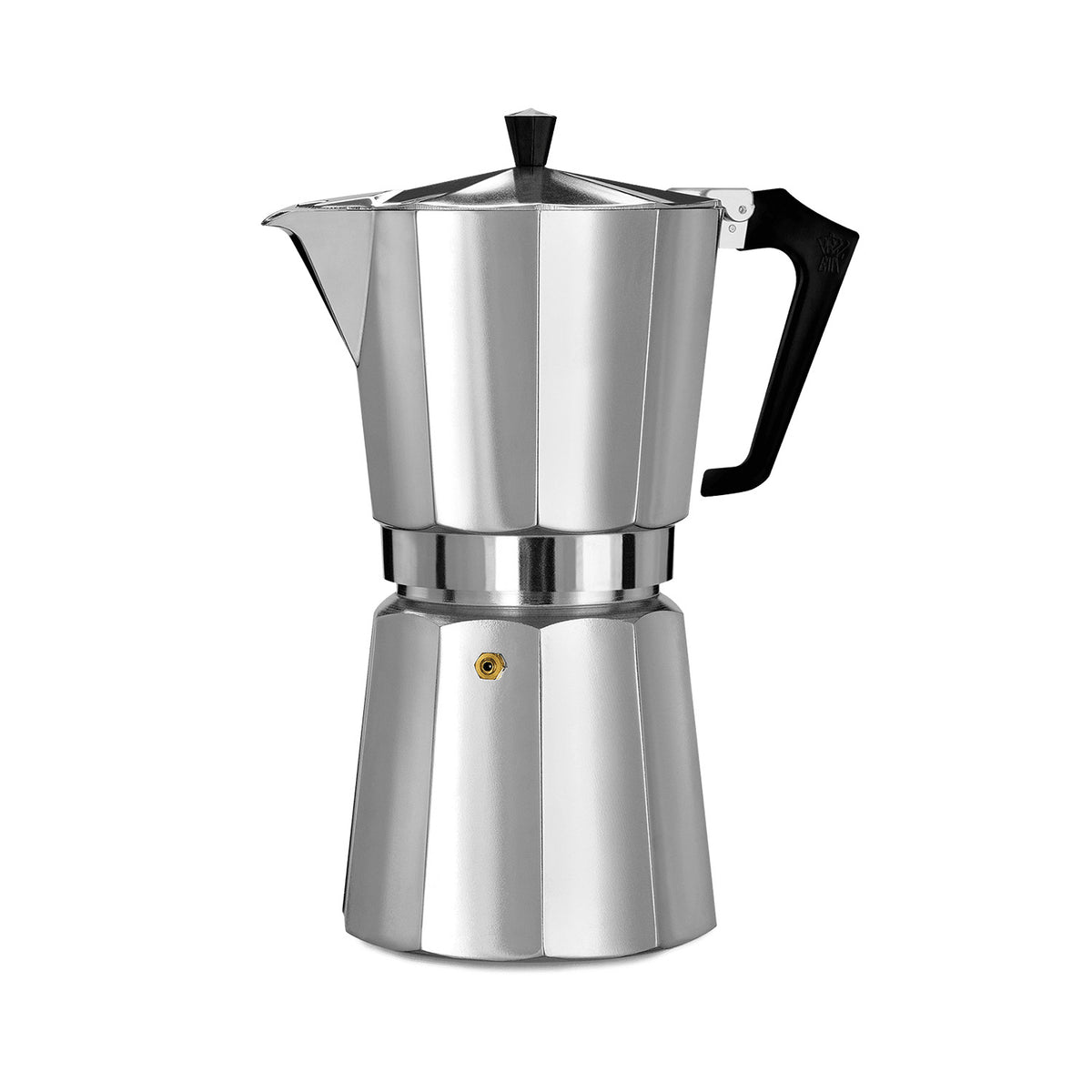 Pezzetti Moka Pot Stainless Steel Gold Box Coffee Roasters