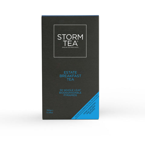 STORM TEA - ESTATE BREAKFAST TEA x50 BIODEGRADABLE PYRAMIDS
