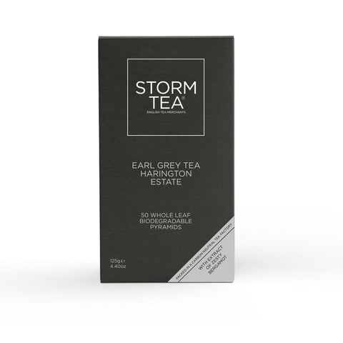 STORM TEA - EARL GREY TEA HARINGTON ESTATE x50 BIODEGRADABLE PYRAMIDS