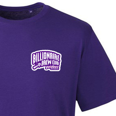 Merch  T-shirts Purple Billionaire Brew Club